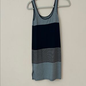 Theory stripped tank style dress.